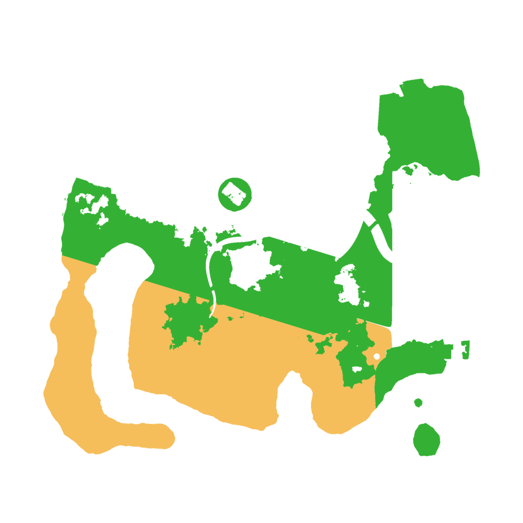 Biome Rust Map: Procedural Map, Size: 2500, Seed: 1720165183