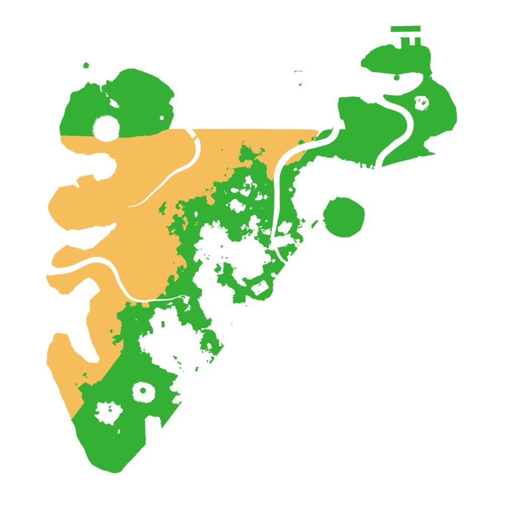 Biome Rust Map: Procedural Map, Size: 3500, Seed: 693036572