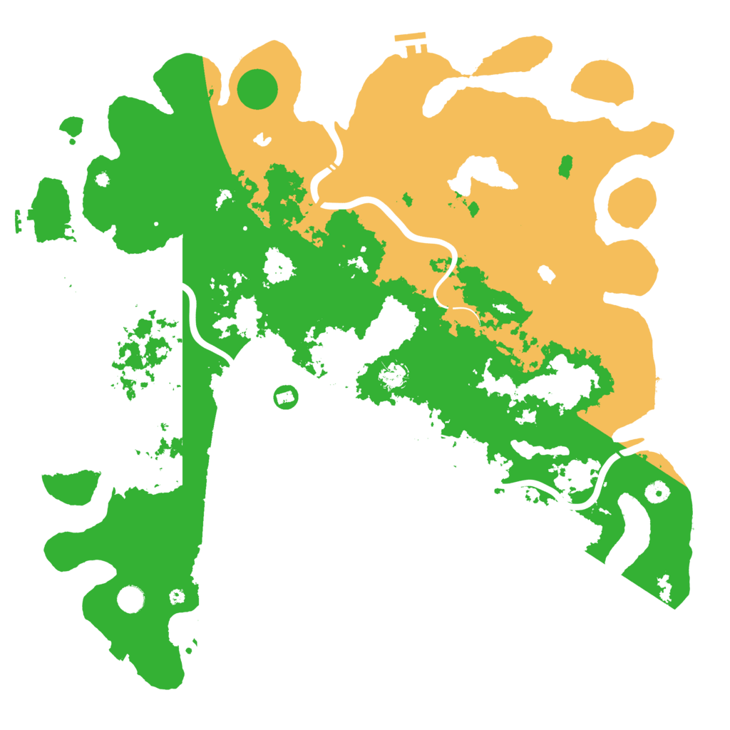 Biome Rust Map: Procedural Map, Size: 4750, Seed: 10012