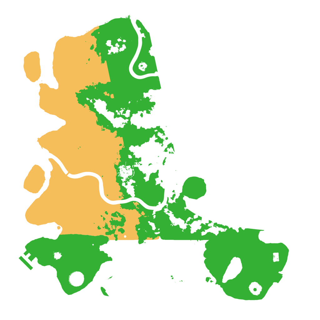 Biome Rust Map: Procedural Map, Size: 3800, Seed: 1136775167