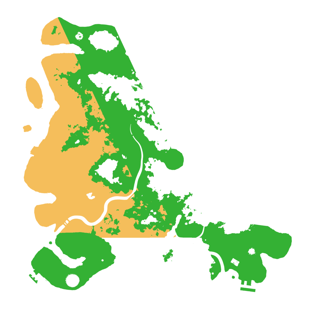 Biome Rust Map: Procedural Map, Size: 4250, Seed: 11204