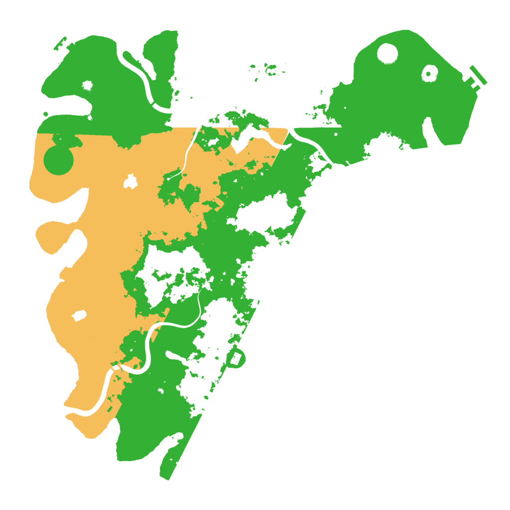 Biome Rust Map: Procedural Map, Size: 4500, Seed: 874775227