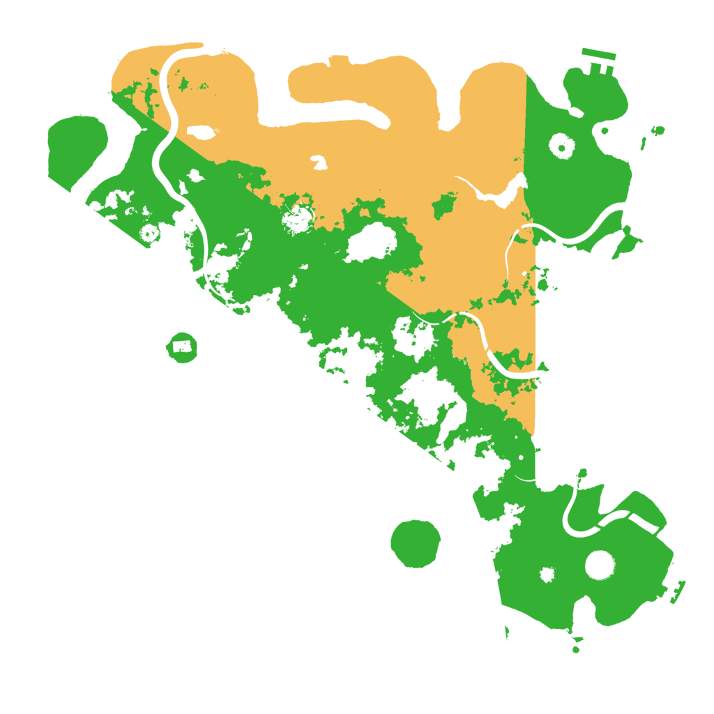 Biome Rust Map: Procedural Map, Size: 4250, Seed: 651651310