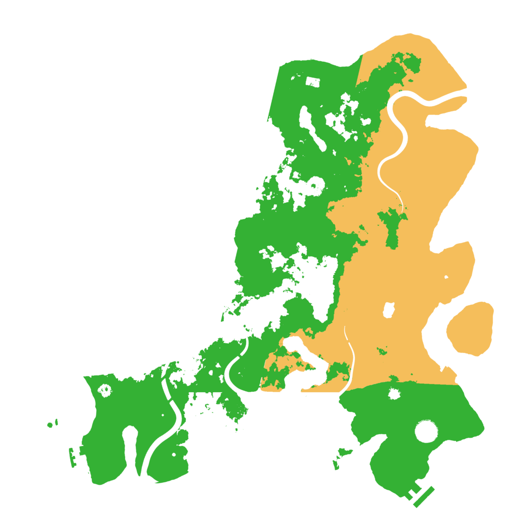 Biome Rust Map: Procedural Map, Size: 4050, Seed: 12121348