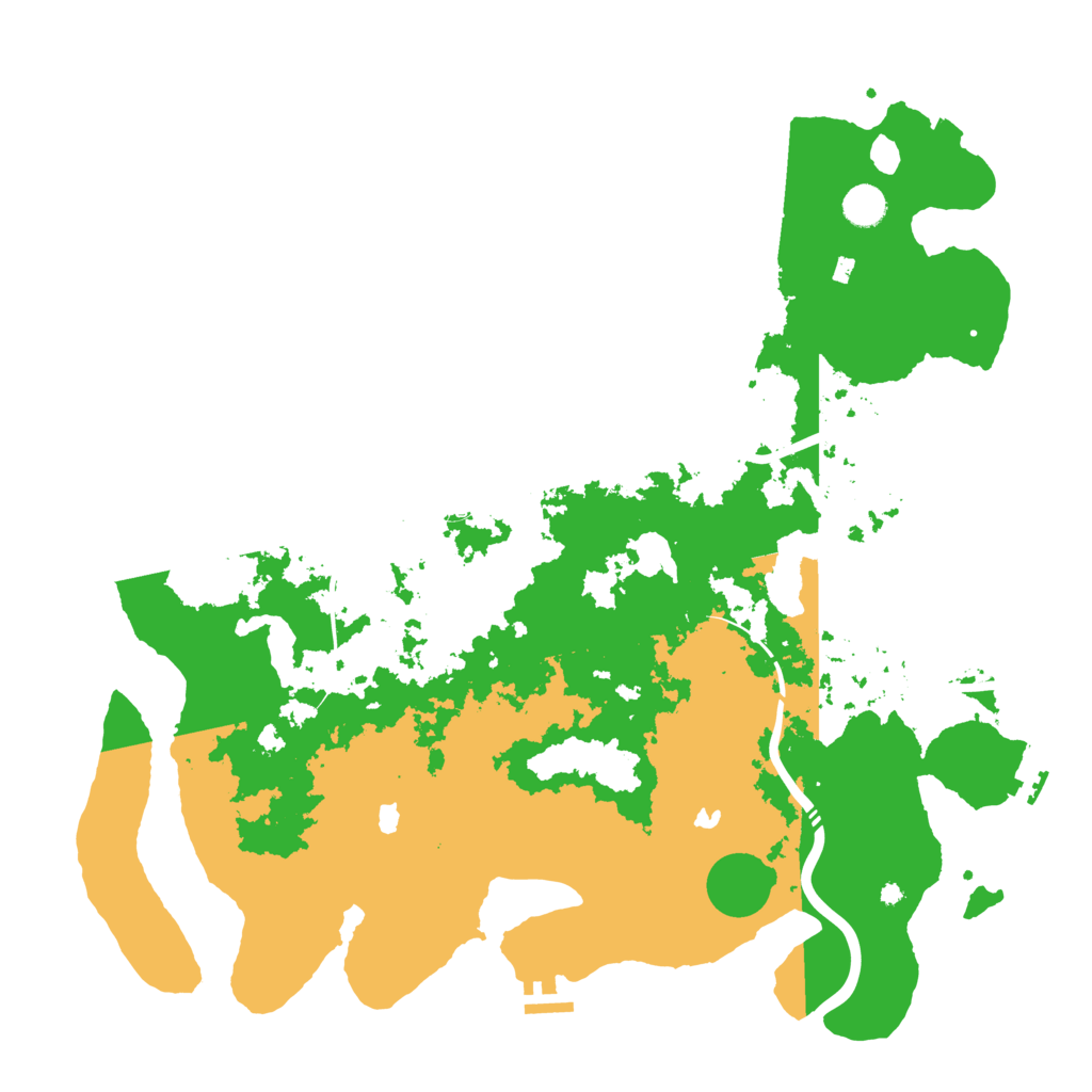 Biome Rust Map: Procedural Map, Size: 4500, Seed: 2107217080