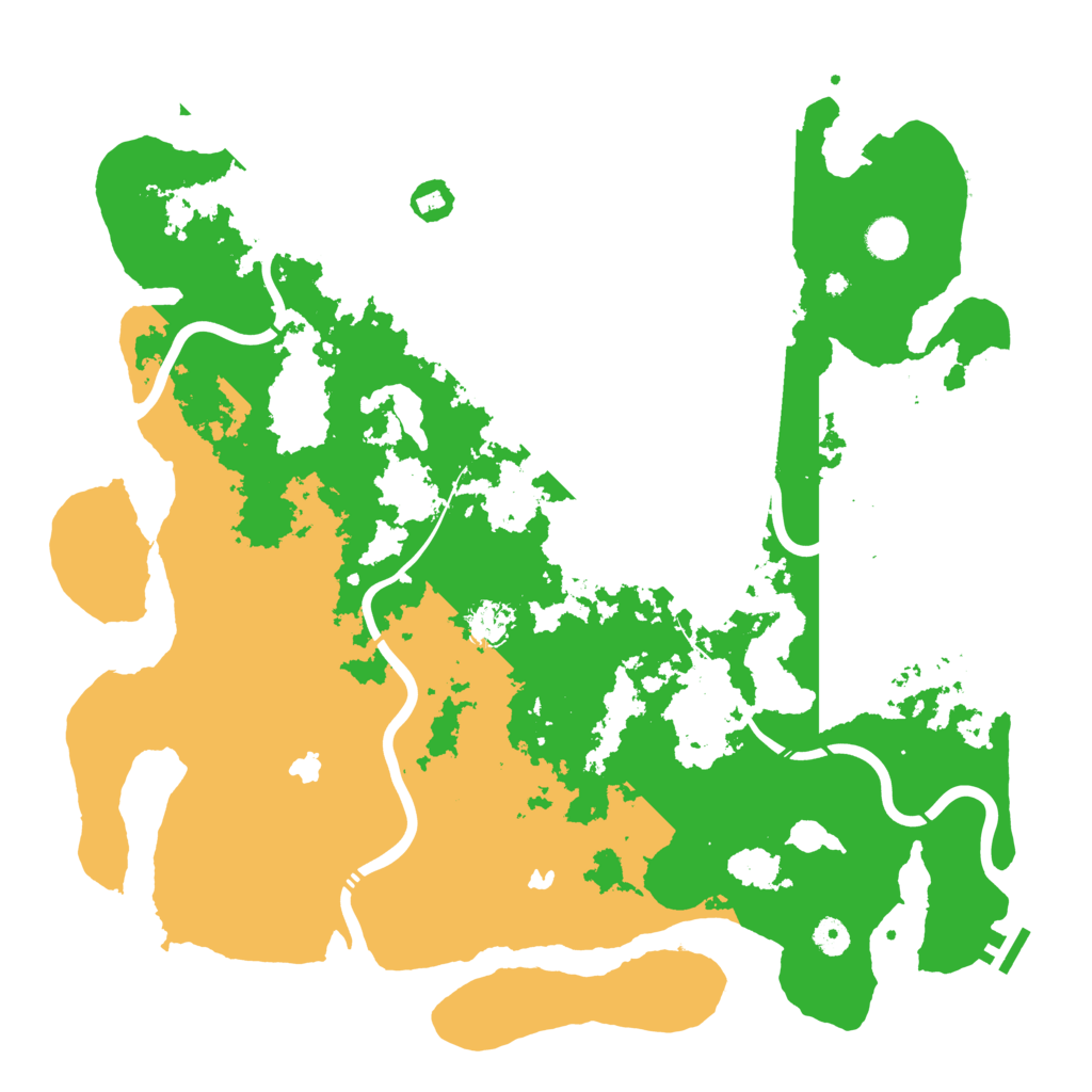 Biome Rust Map: Procedural Map, Size: 4500, Seed: 879004248