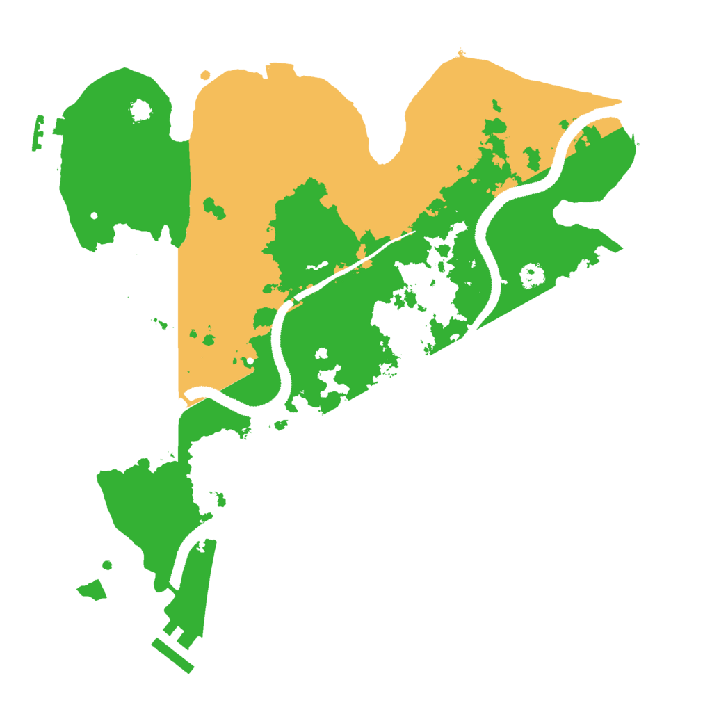 Biome Rust Map: Procedural Map, Size: 3000, Seed: 50034