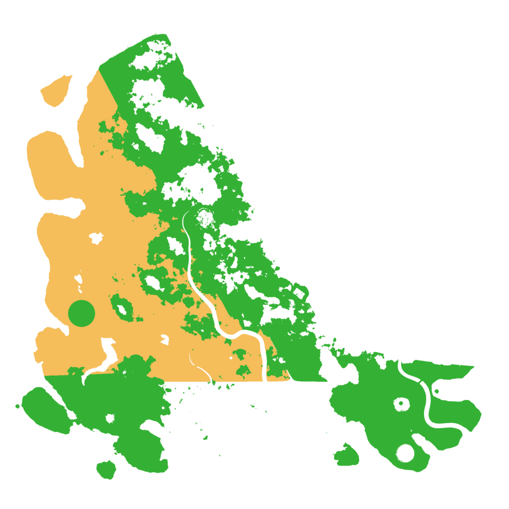 Biome Rust Map: Procedural Map, Size: 5000, Seed: 70702275