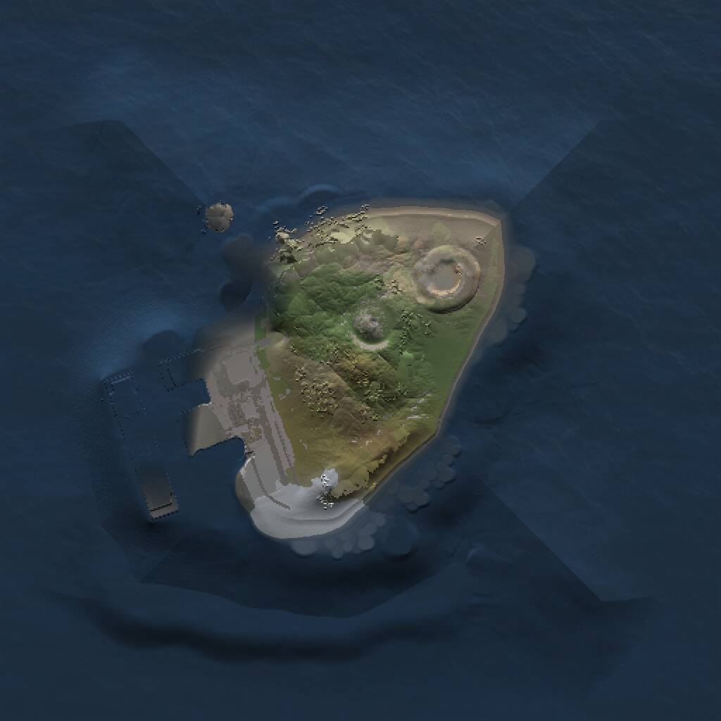 Rust Map: Procedural Map, Size: 1000, Seed: 82446707, 2 Monuments