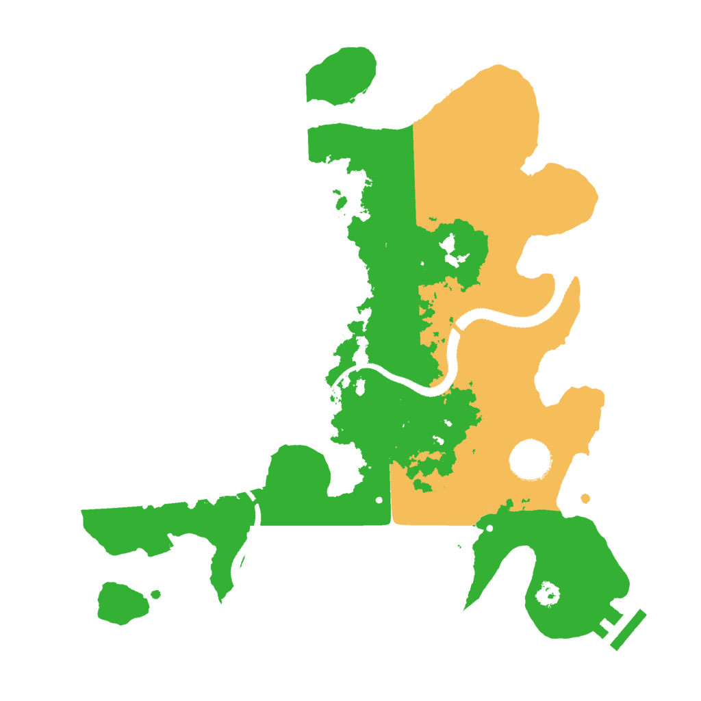 Biome Rust Map: Procedural Map, Size: 3000, Seed: 2476541