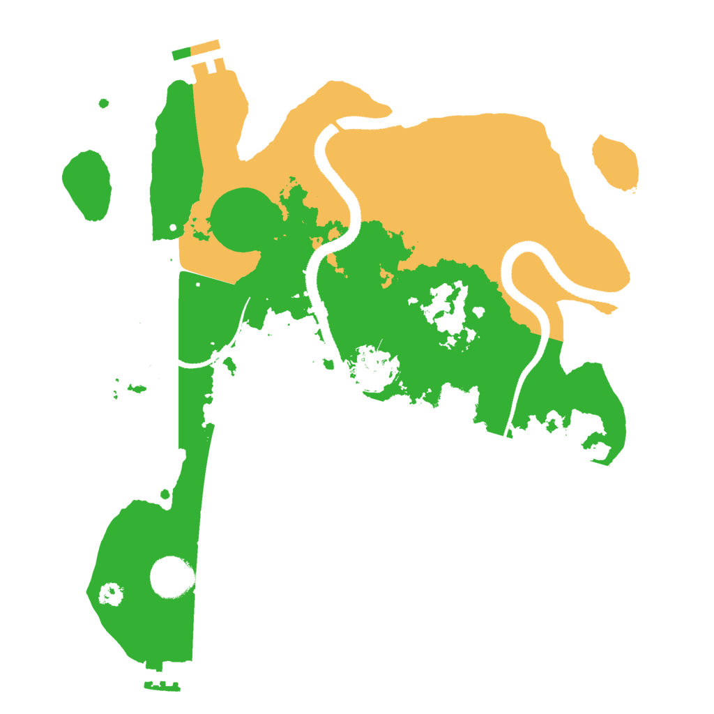 Biome Rust Map: Procedural Map, Size: 3000, Seed: 763008712