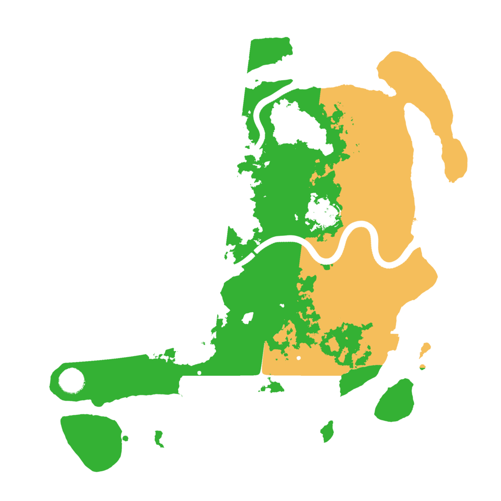 Biome Rust Map: Procedural Map, Size: 3500, Seed: 324249172