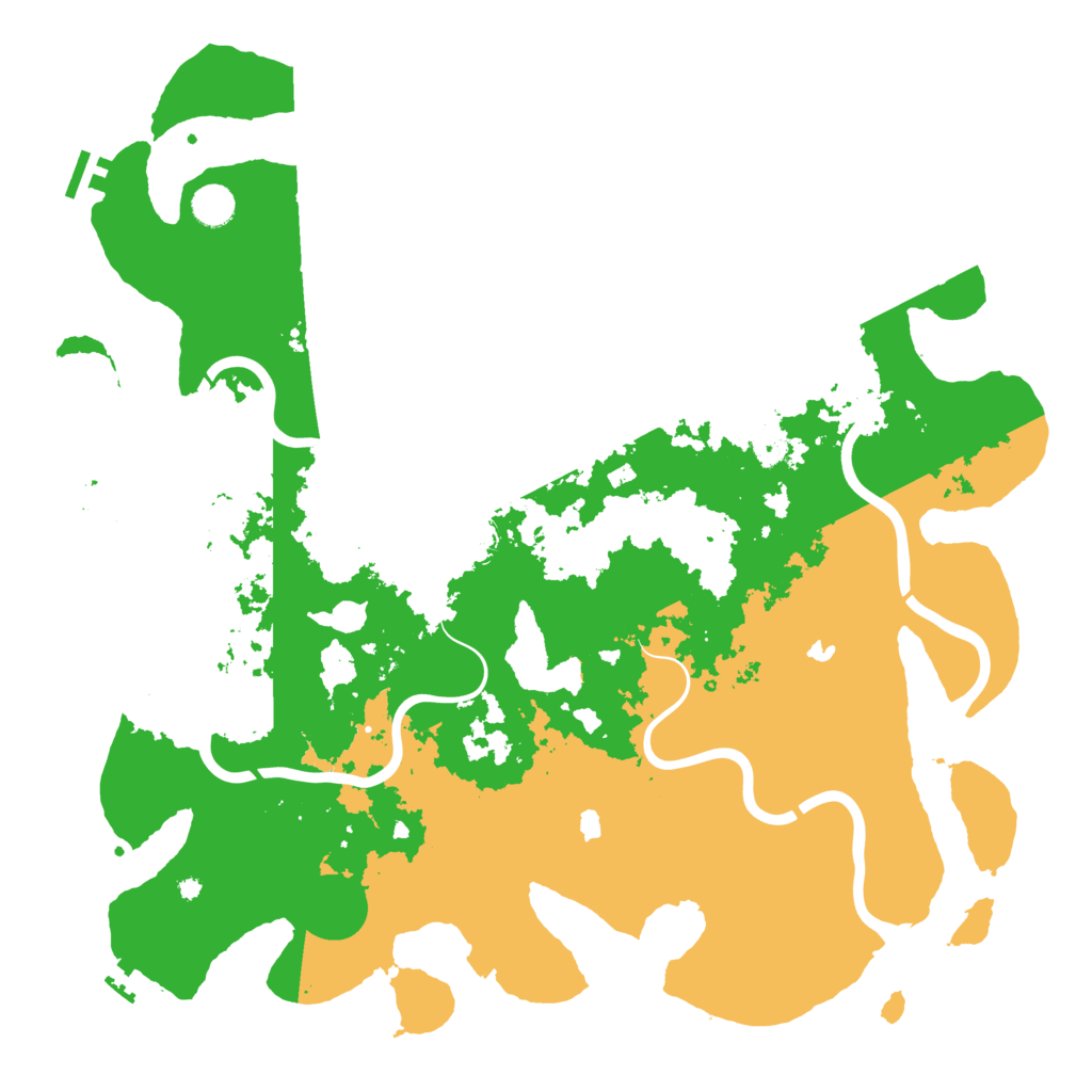 Biome Rust Map: Procedural Map, Size: 4500, Seed: 1590683005