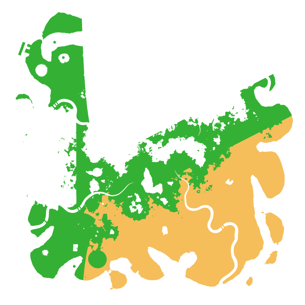Biome Rust Map: Procedural Map, Size: 4500, Seed: 1590683005