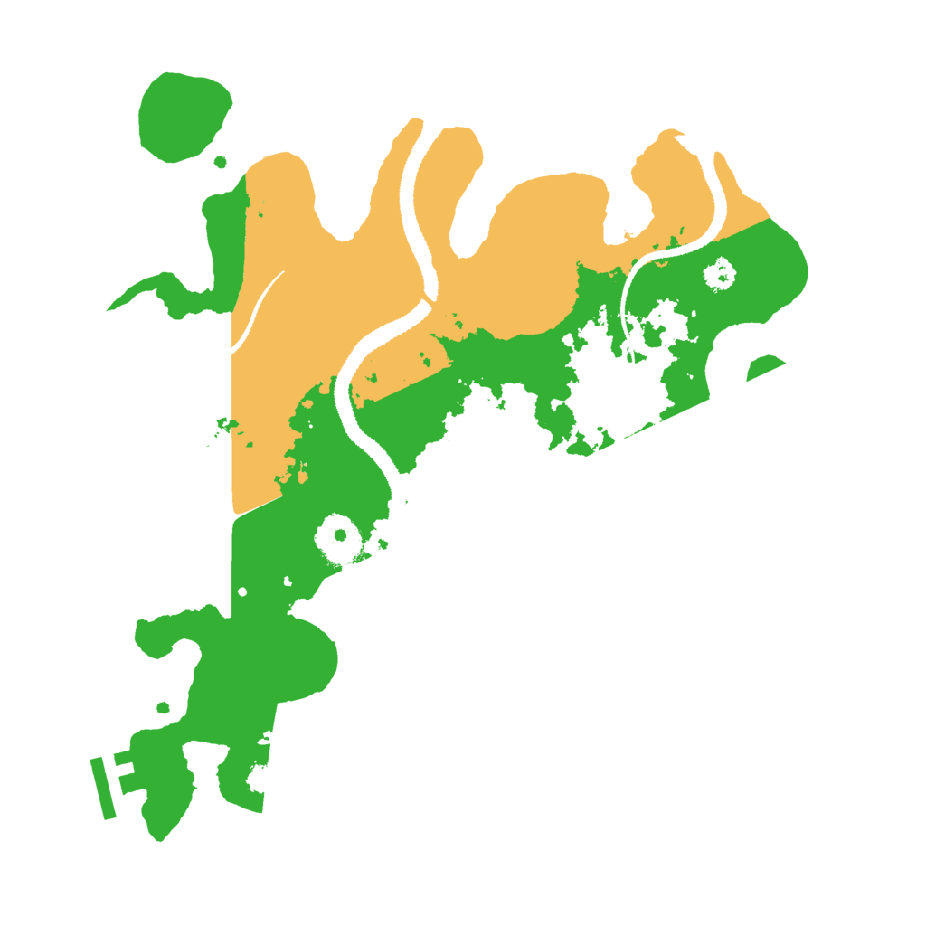 Biome Rust Map: Procedural Map, Size: 3000, Seed: 532869