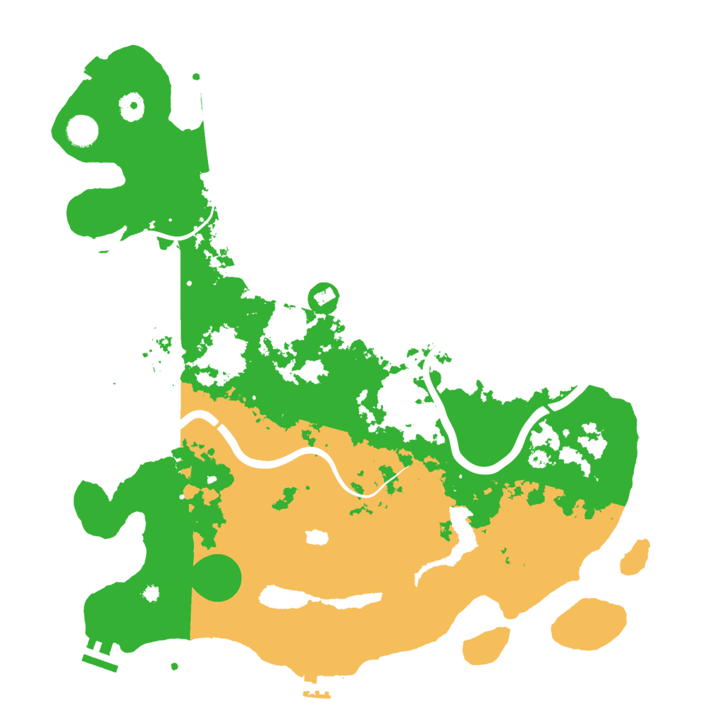 Biome Rust Map: Procedural Map, Size: 4000, Seed: 152822540