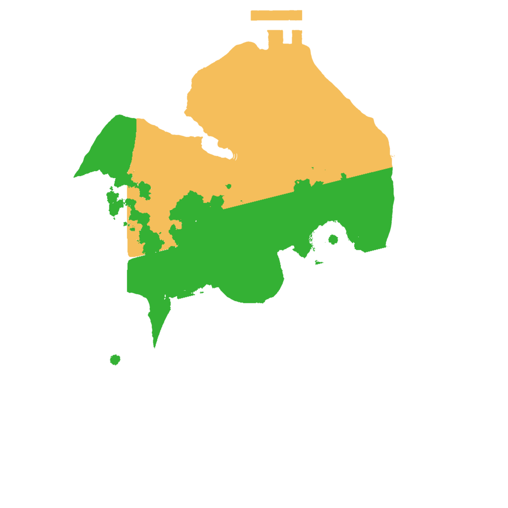 Biome Rust Map: Procedural Map, Size: 2000, Seed: 1497356704