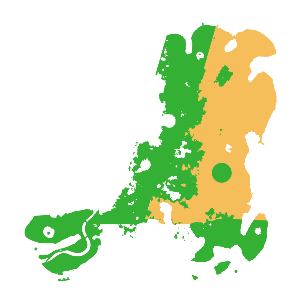 Biome Rust Map: Procedural Map, Size: 4000, Seed: 1100
