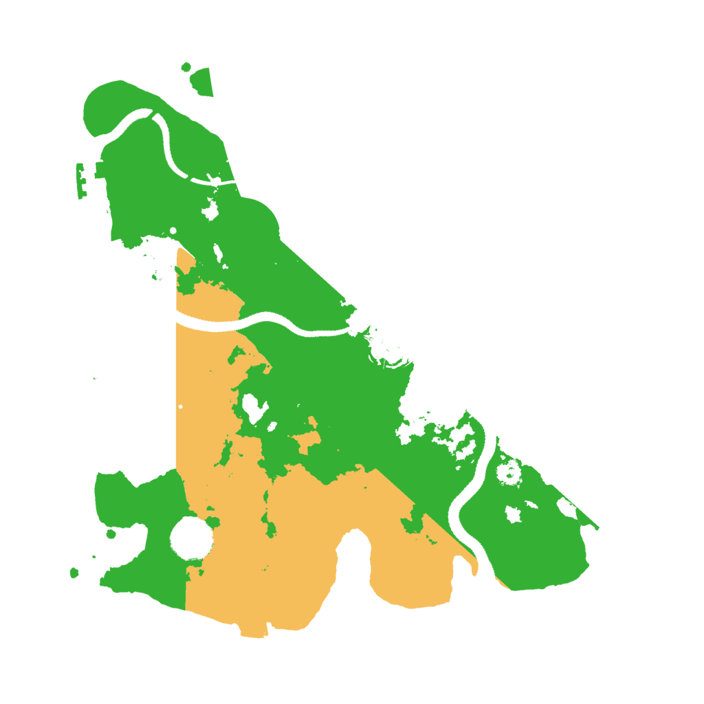 Biome Rust Map: Procedural Map, Size: 3000, Seed: 556566068