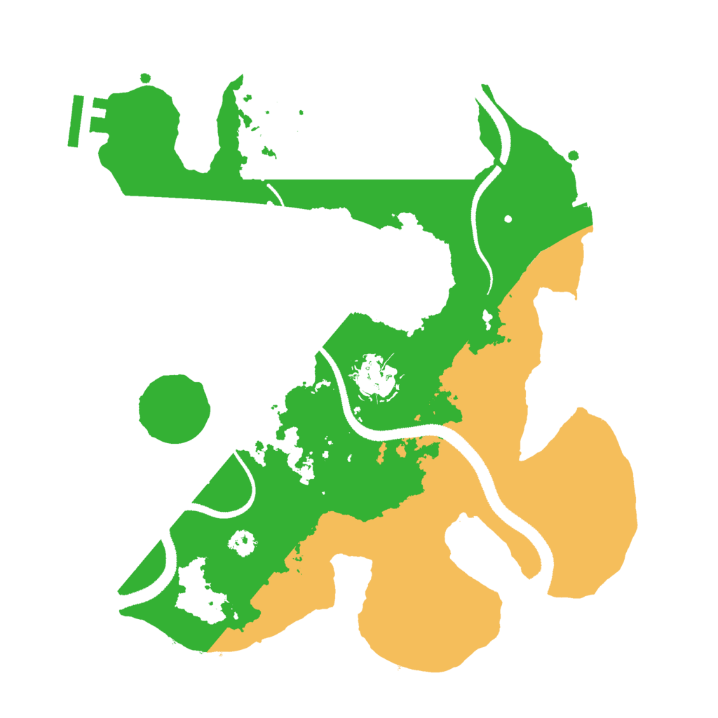 Biome Rust Map: Procedural Map, Size: 2800, Seed: 25253087