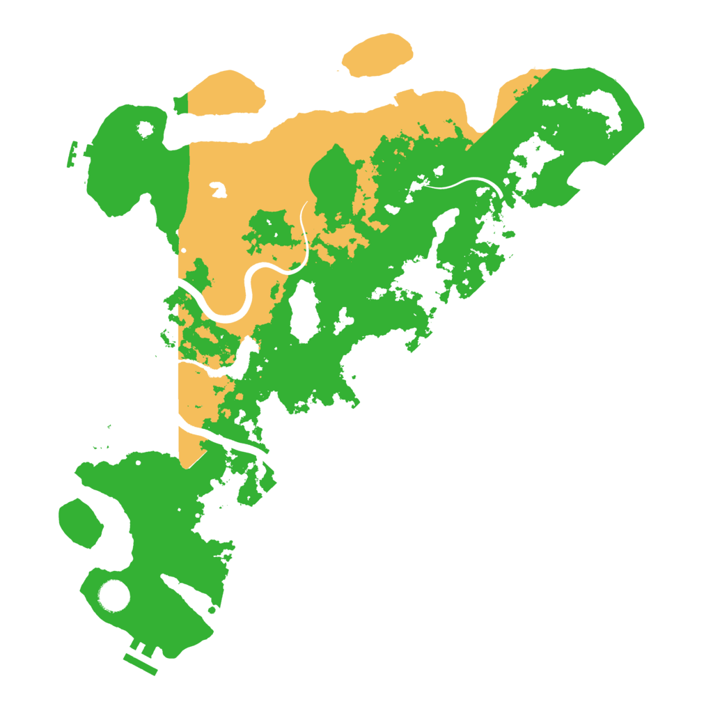 Biome Rust Map: Procedural Map, Size: 4000, Seed: 836421111