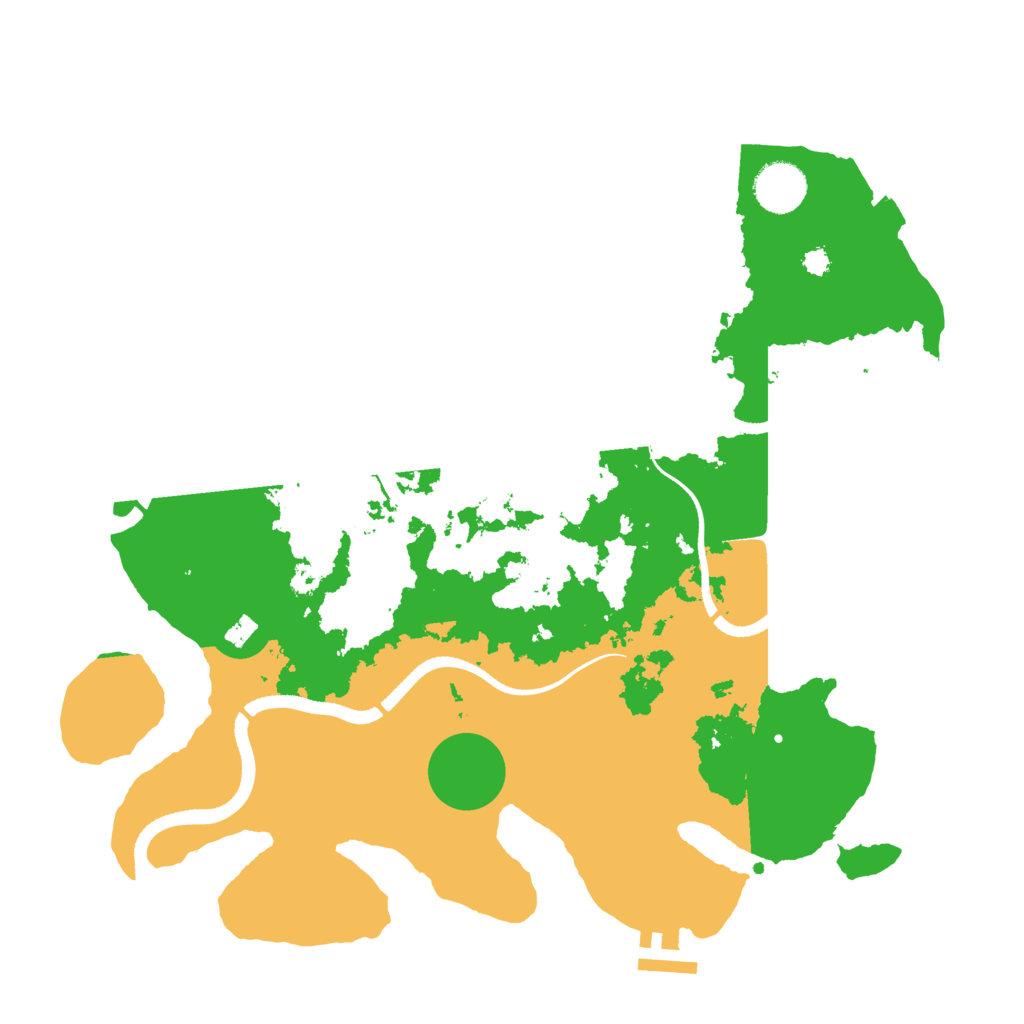 Biome Rust Map: Procedural Map, Size: 3500, Seed: 8169