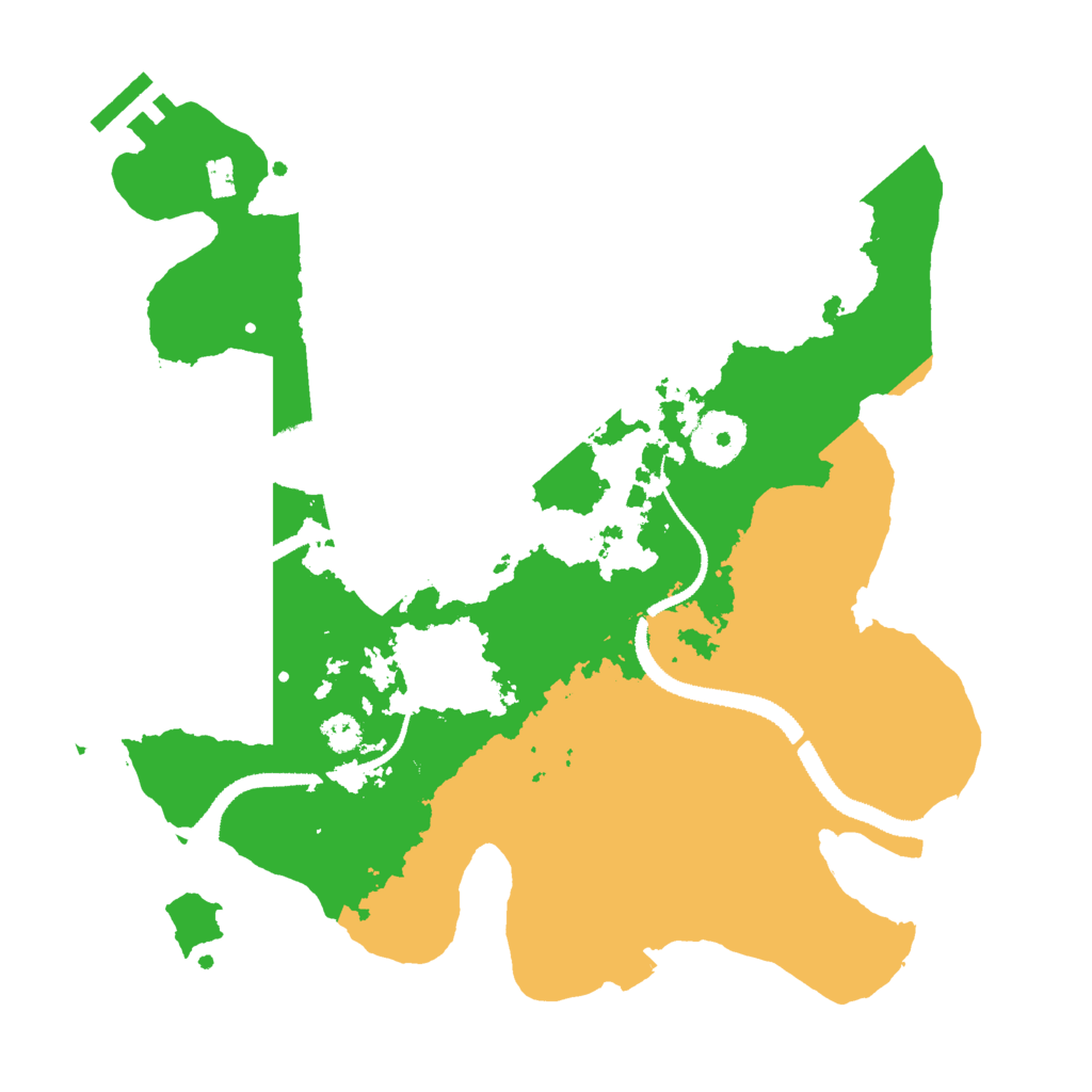 Biome Rust Map: Procedural Map, Size: 3000, Seed: 863372064