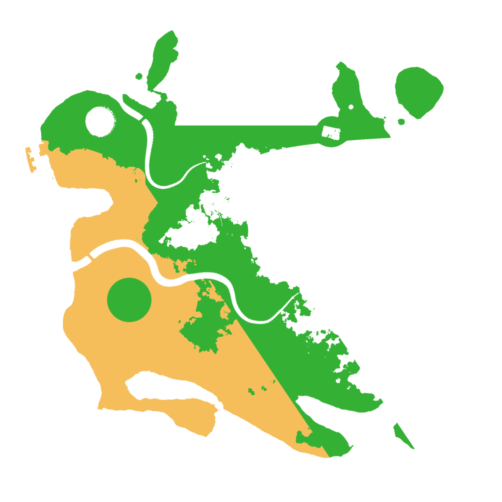 Biome Rust Map: Procedural Map, Size: 3000, Seed: 193641739