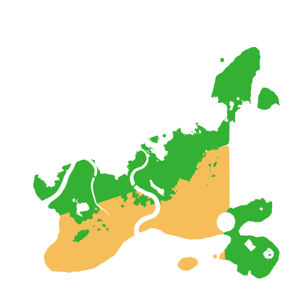 Biome Rust Map: Procedural Map, Size: 3000, Seed: 64756