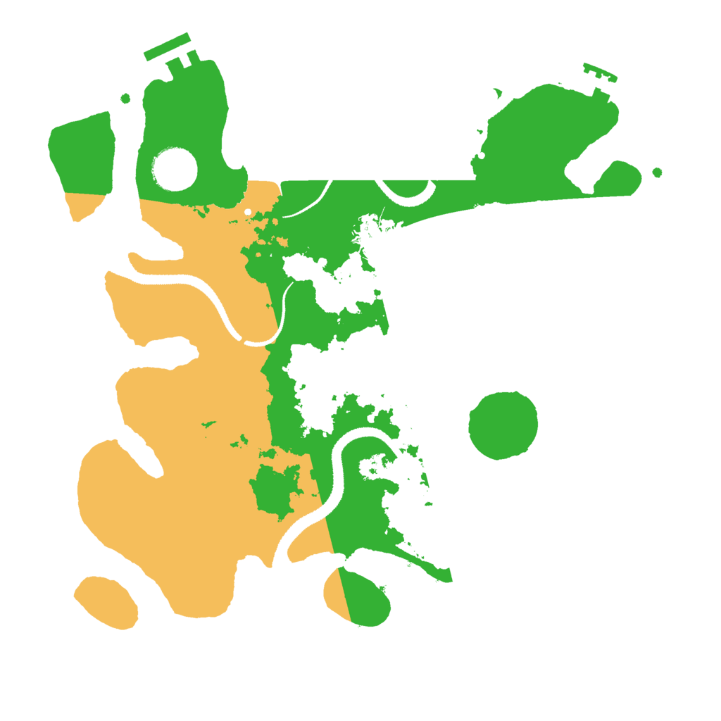Biome Rust Map: Procedural Map, Size: 3000, Seed: 24403