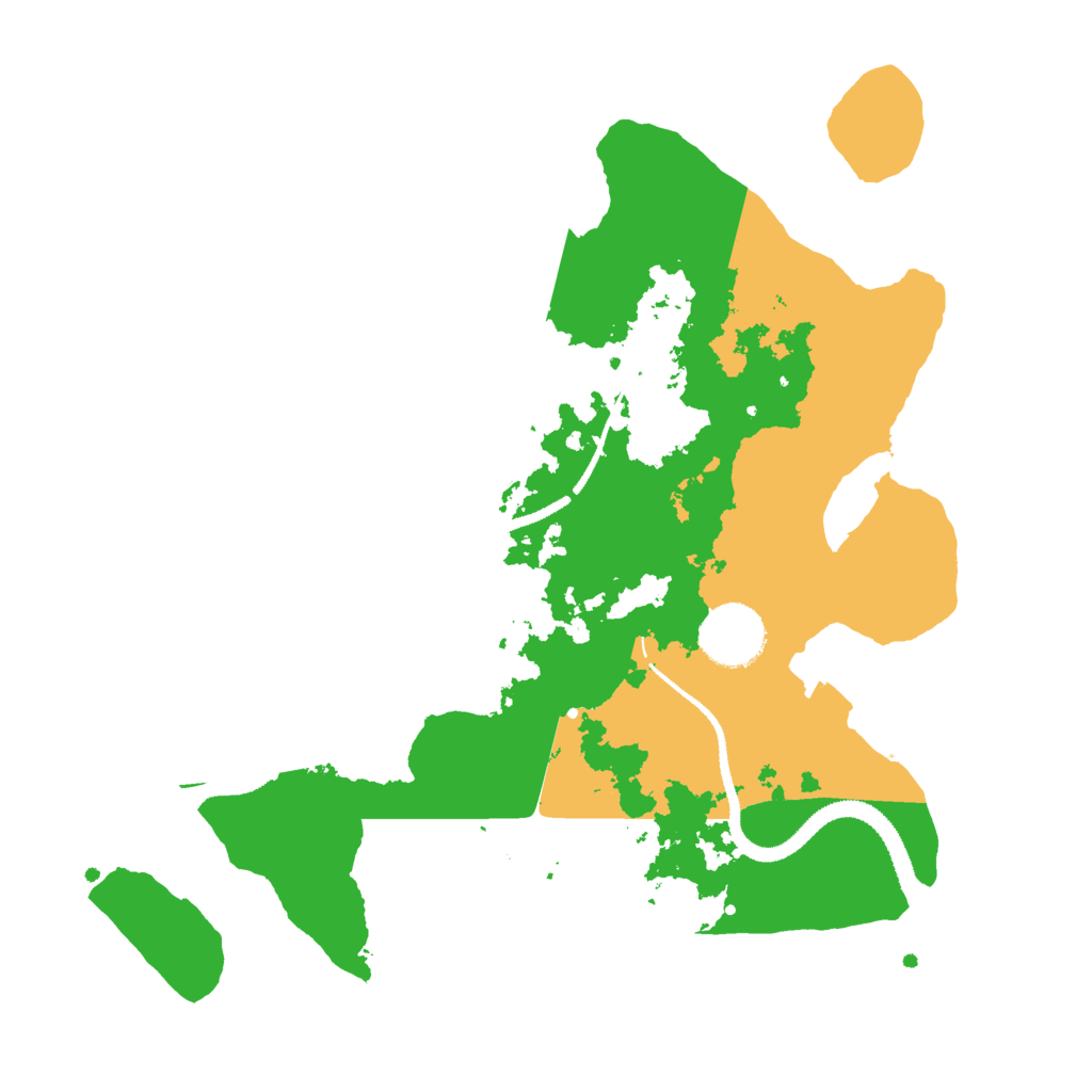 Biome Rust Map: Procedural Map, Size: 3000, Seed: 5346483