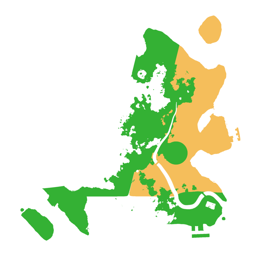 Biome Rust Map: Procedural Map, Size: 3000, Seed: 5346483
