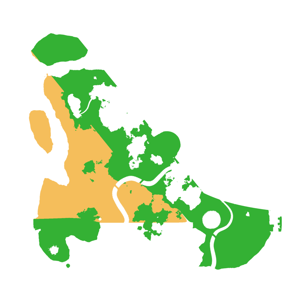 Biome Rust Map: Procedural Map, Size: 3000, Seed: 7458