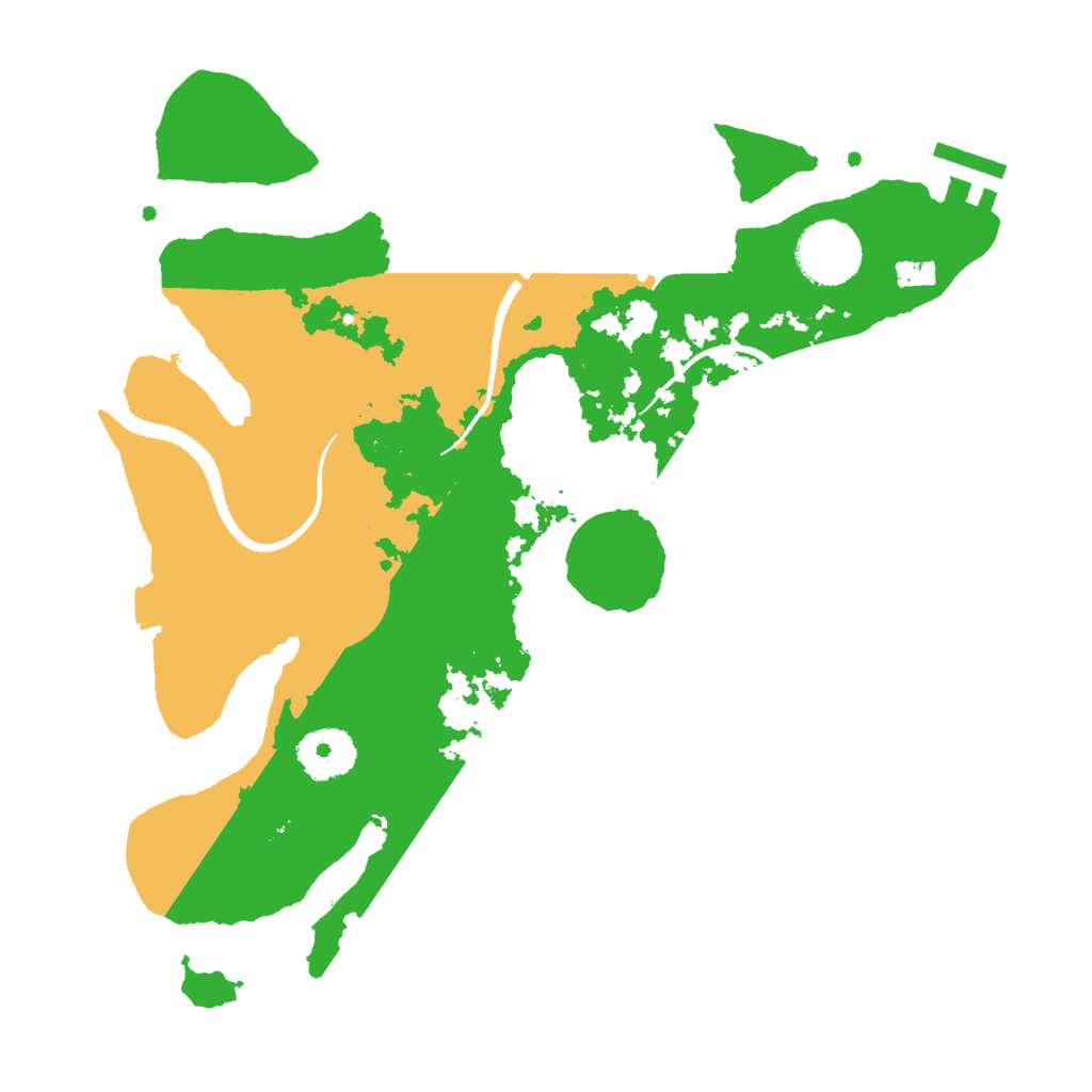 Biome Rust Map: Procedural Map, Size: 3000, Seed: 1463832394