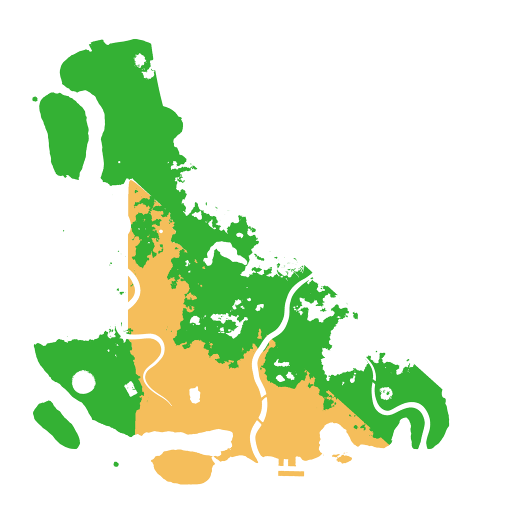 Biome Rust Map: Procedural Map, Size: 4000, Seed: 853844205