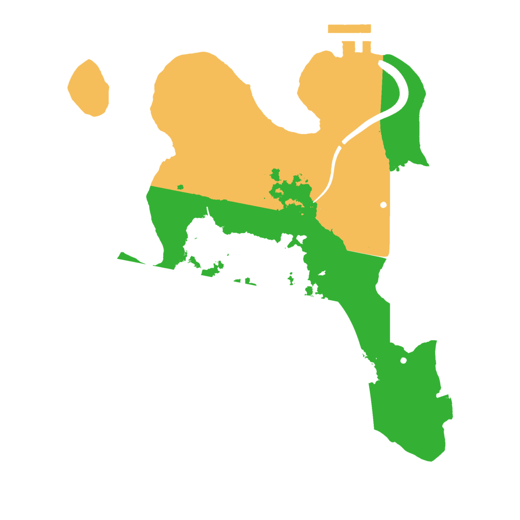 Biome Rust Map: Procedural Map, Size: 2450, Seed: 6738