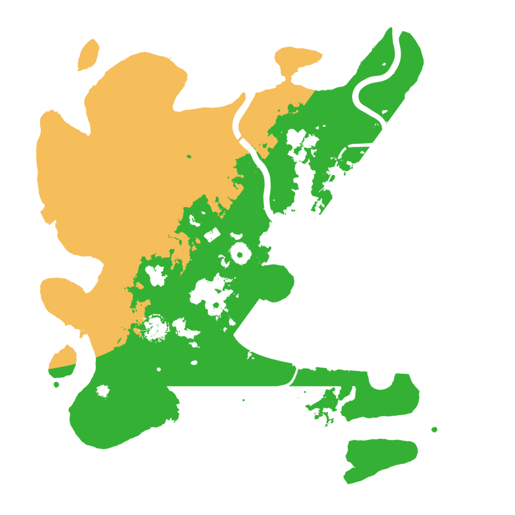 Biome Rust Map: Procedural Map, Size: 3700, Seed: 1271585801