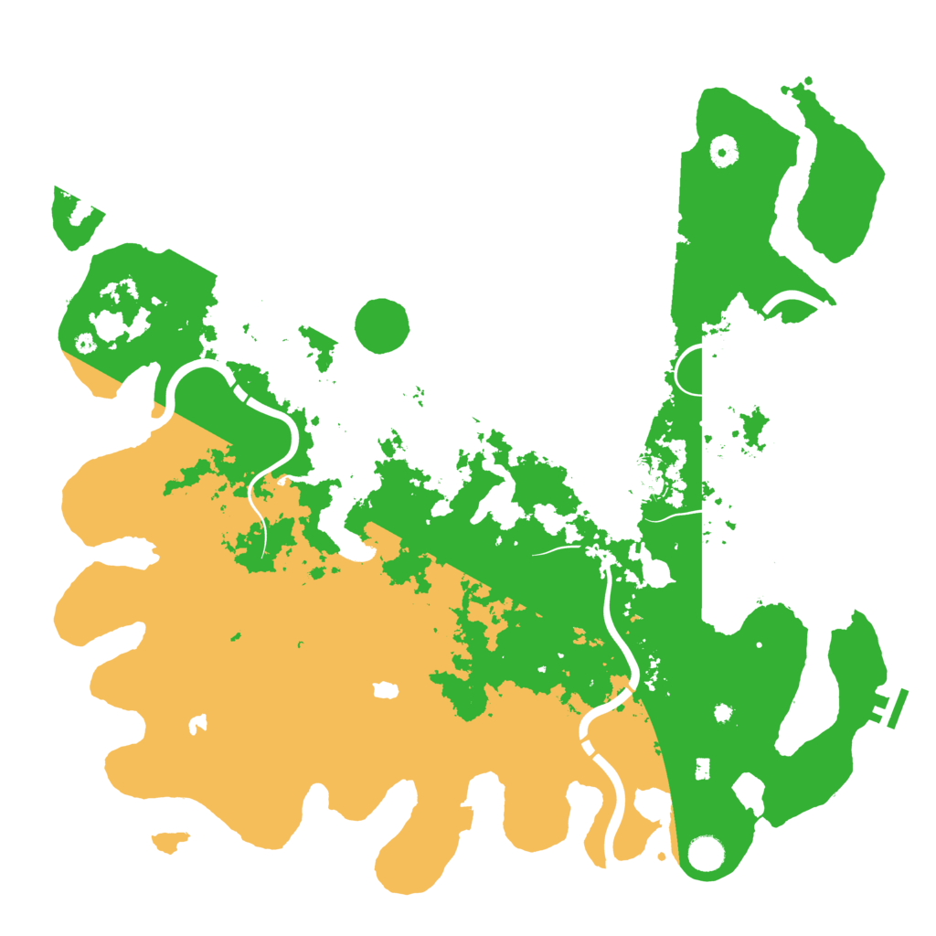Biome Rust Map: Procedural Map, Size: 4600, Seed: 1664666462