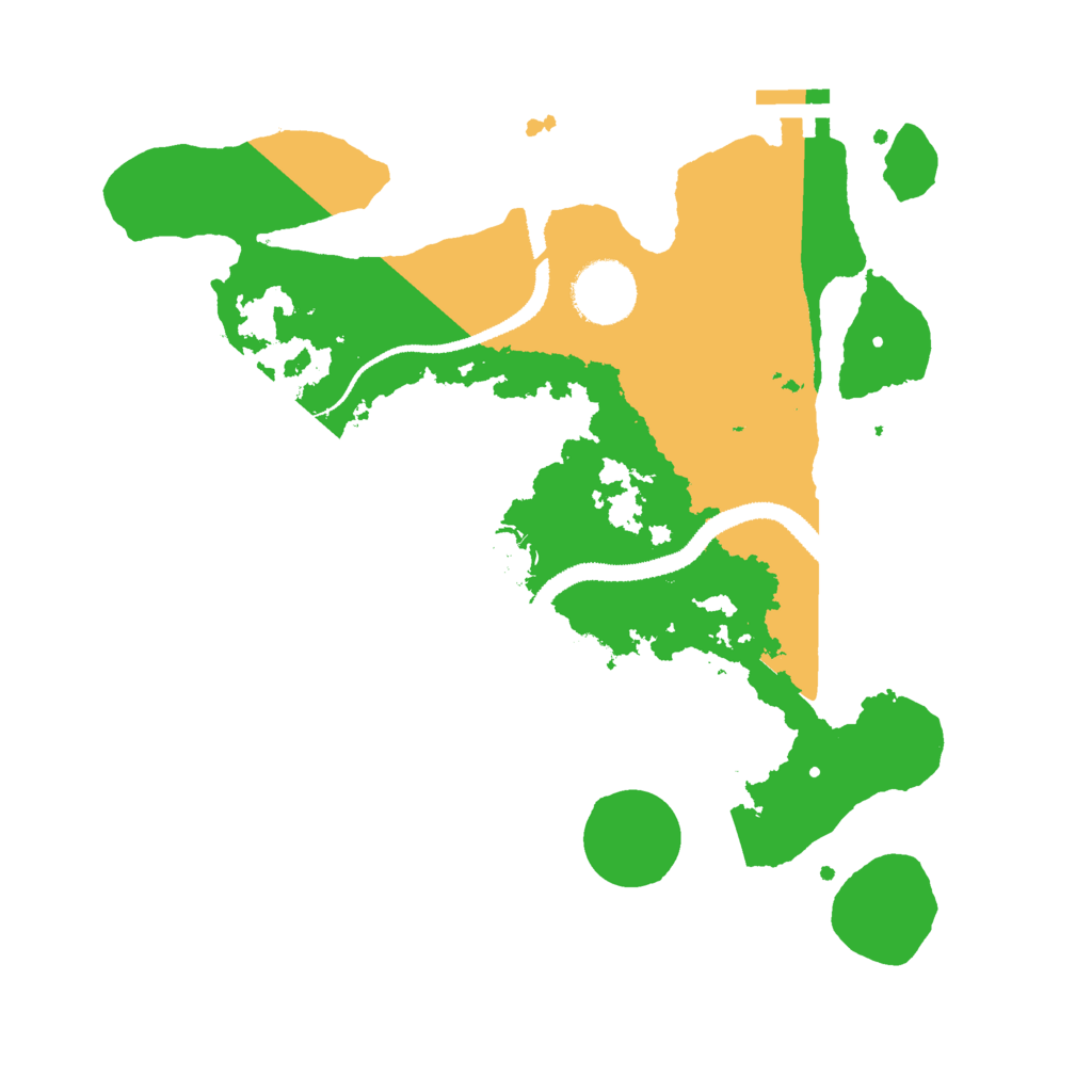 Biome Rust Map: Procedural Map, Size: 3000, Seed: 5665