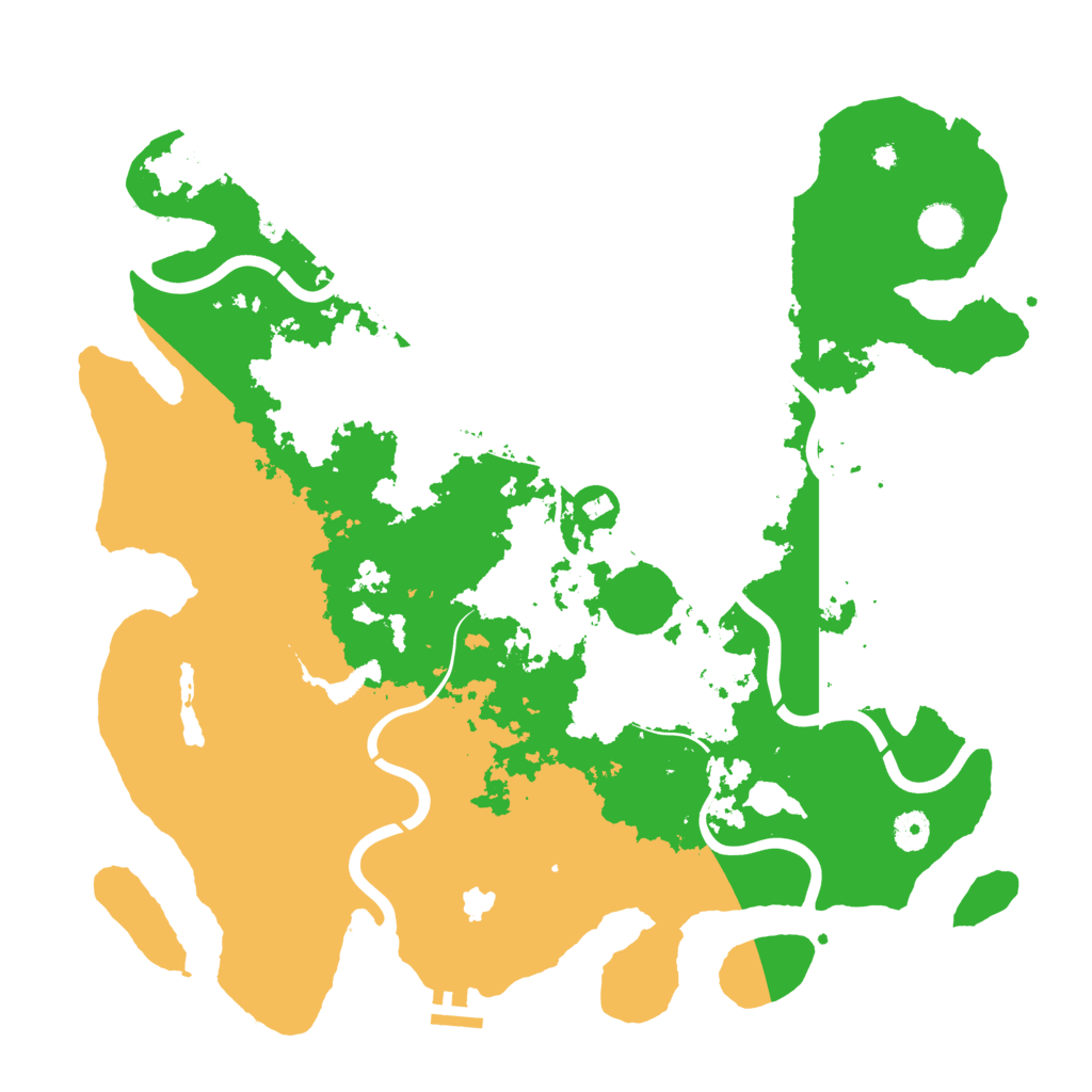 Biome Rust Map: Procedural Map, Size: 4250, Seed: 1342958504