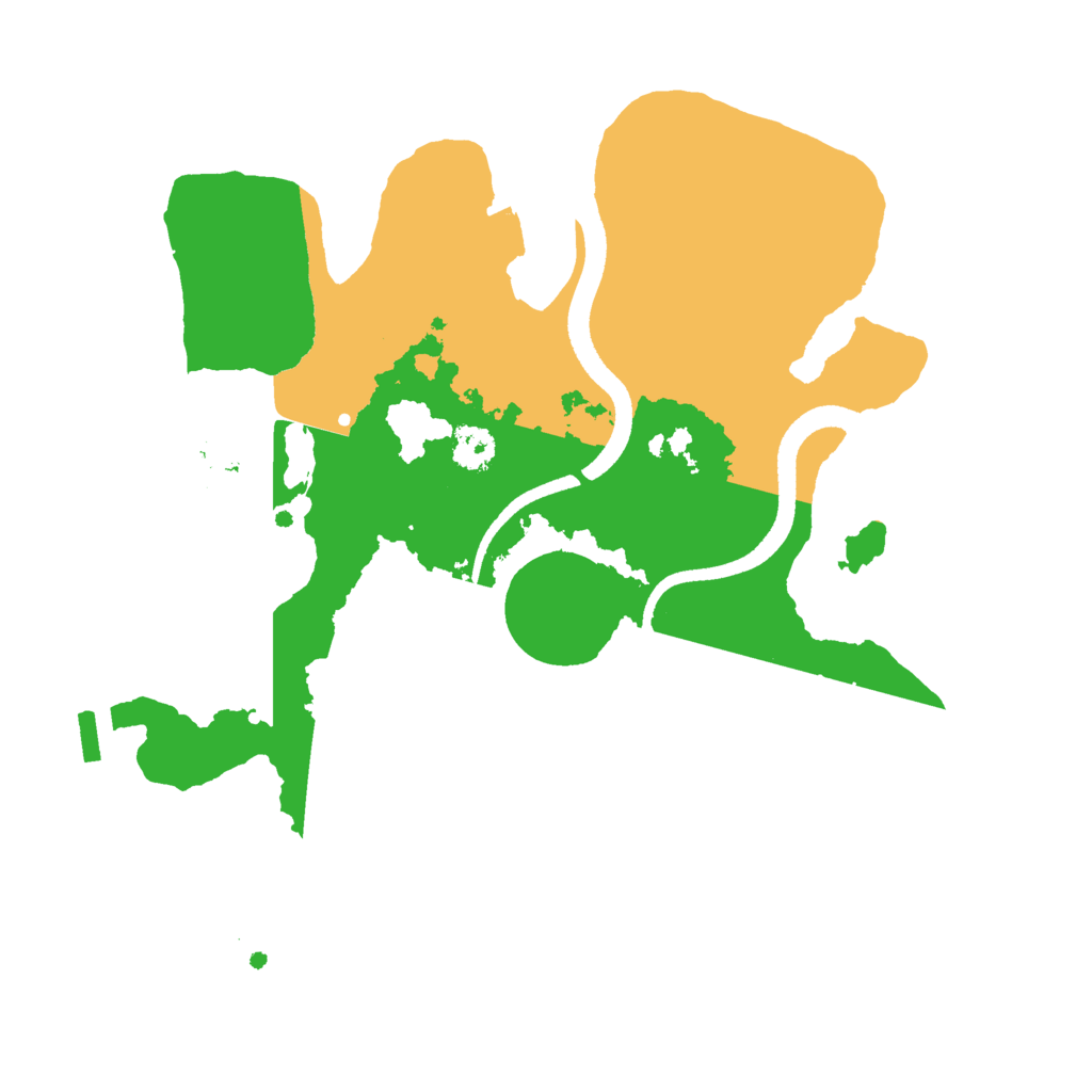 Biome Rust Map: Procedural Map, Size: 2550, Seed: 859456763