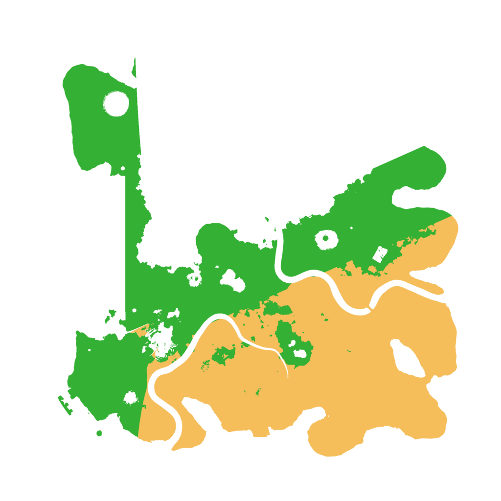 Biome Rust Map: Procedural Map, Size: 3500, Seed: 83346775