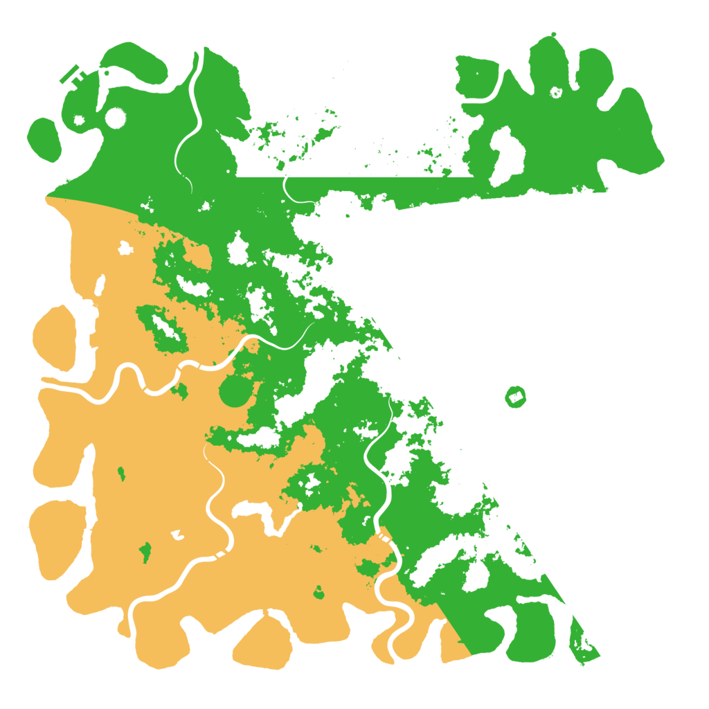 Biome Rust Map: Procedural Map, Size: 6000, Seed: 320090781