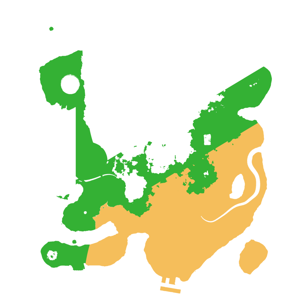 Biome Rust Map: Procedural Map, Size: 3000, Seed: 863792