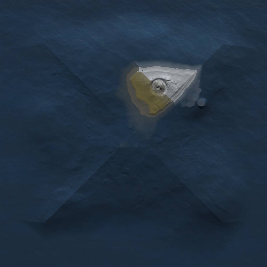 Rust Map: Procedural Map, Size: 1000, Seed: 12222, 1 Monuments