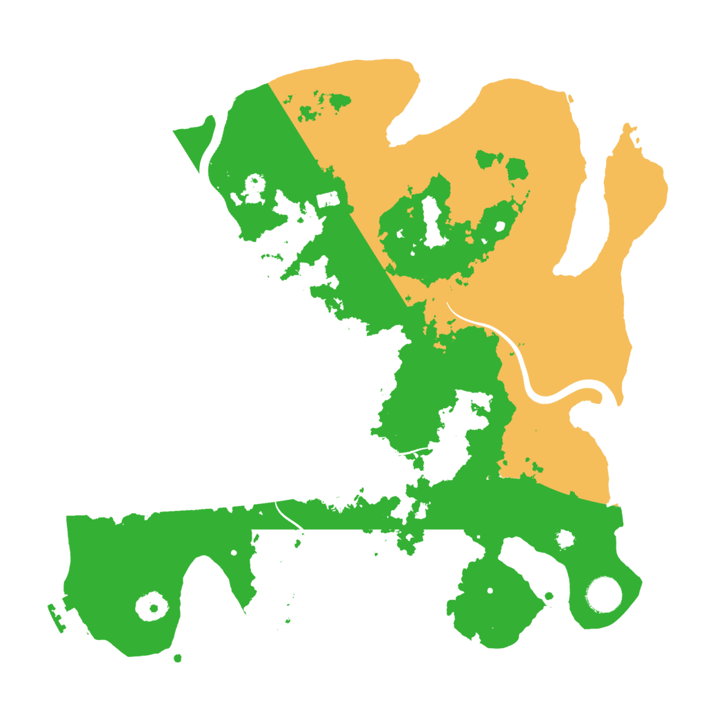 Biome Rust Map: Procedural Map, Size: 3500, Seed: 1702267998