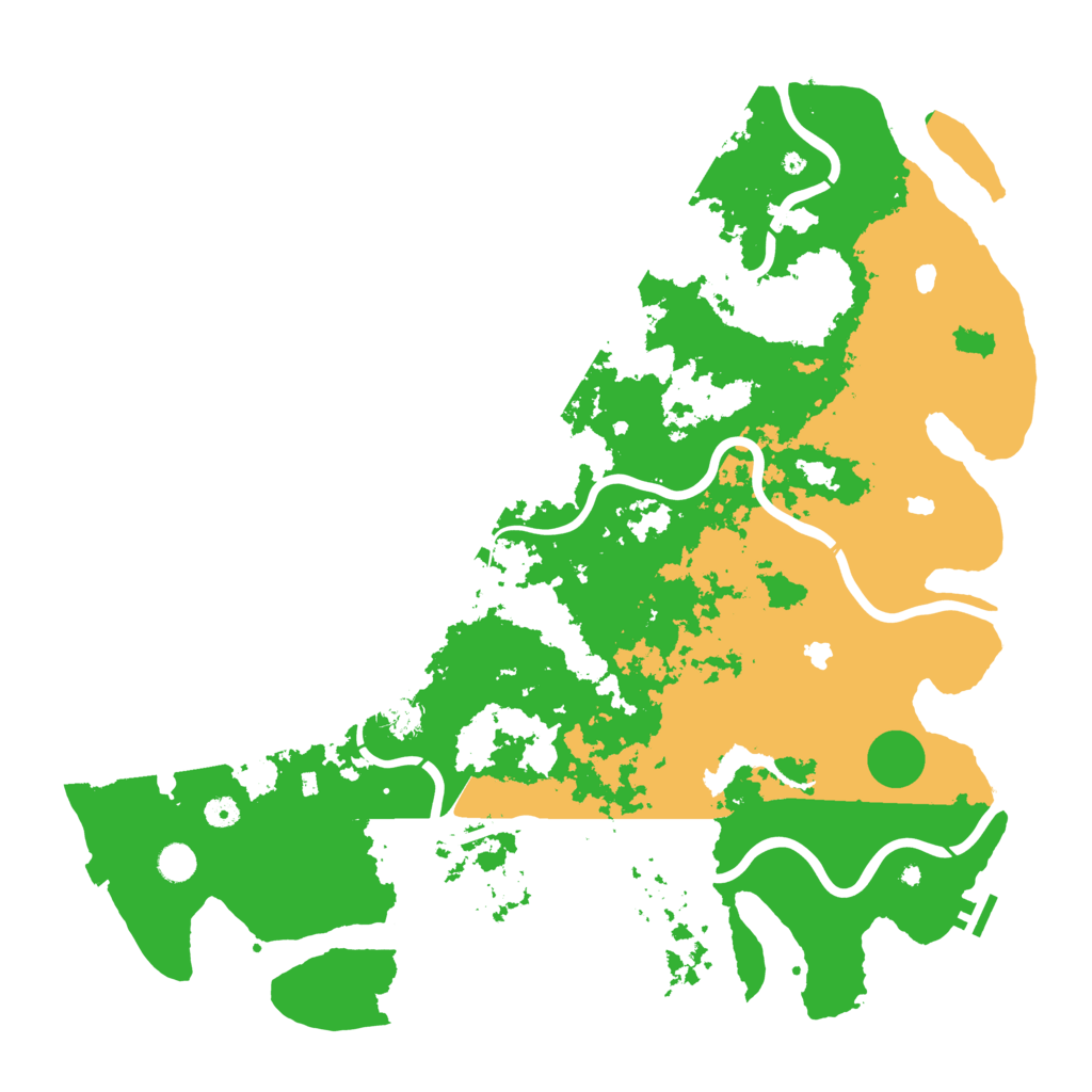 Biome Rust Map: Procedural Map, Size: 5000, Seed: 622