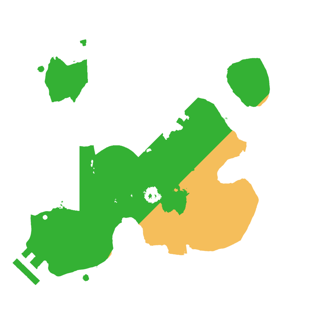 Biome Rust Map: Procedural Map, Size: 2000, Seed: 105073890