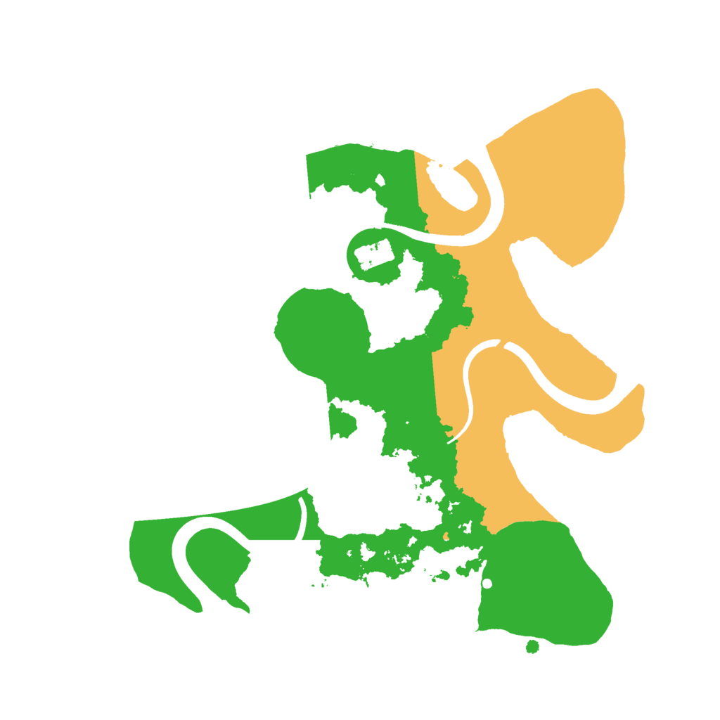 Biome Rust Map: Procedural Map, Size: 2150, Seed: 1140141484