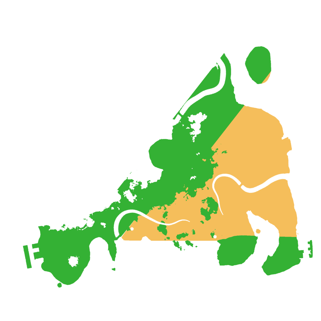 Biome Rust Map: Procedural Map, Size: 2800, Seed: 332809648